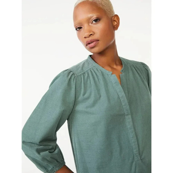 Free Assembly Tiered Swing Dress Laurel Wreath Size M - Picture 4 of 10